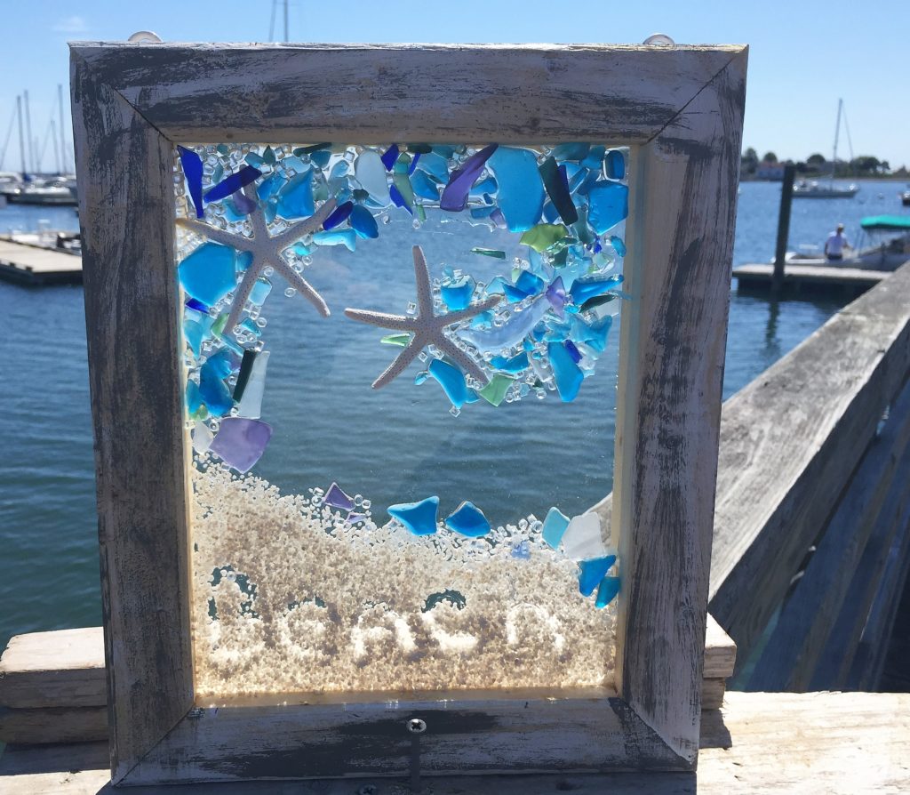 Island Style Galleries | Beach Sea Glass Window